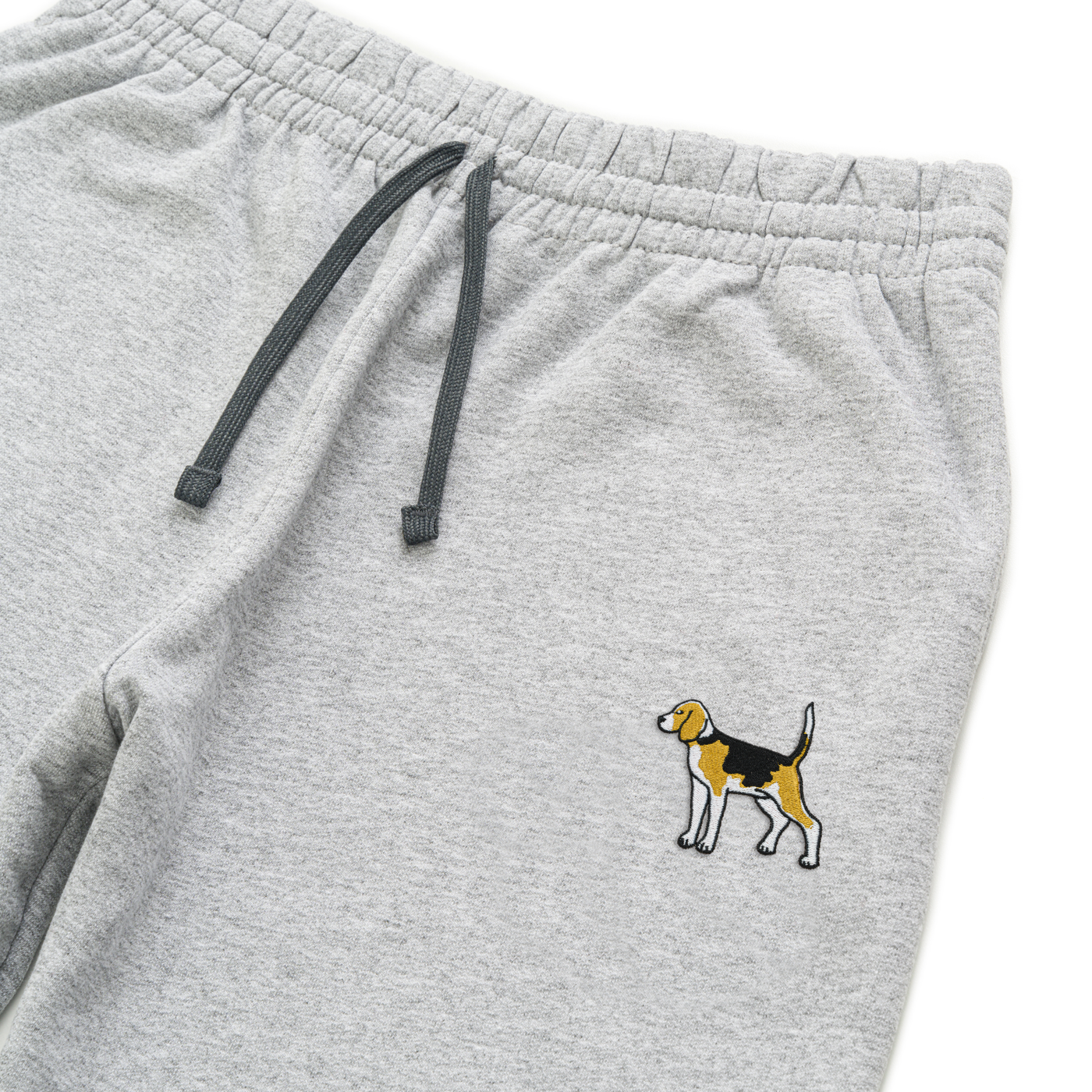 Bobby's Planet Unisex Embroidered Beagle Joggers from Paws Dog Cat Animals Collection in Athletic Heather Color#color_athletic-heather