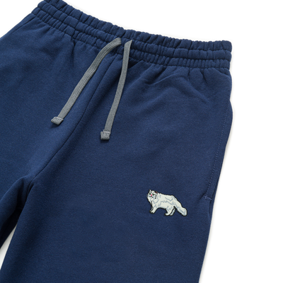 Bobby's Planet Unisex Embroidered Persian Joggers from Paws Dog Cat Animals Collection in Navy Color#color_navy